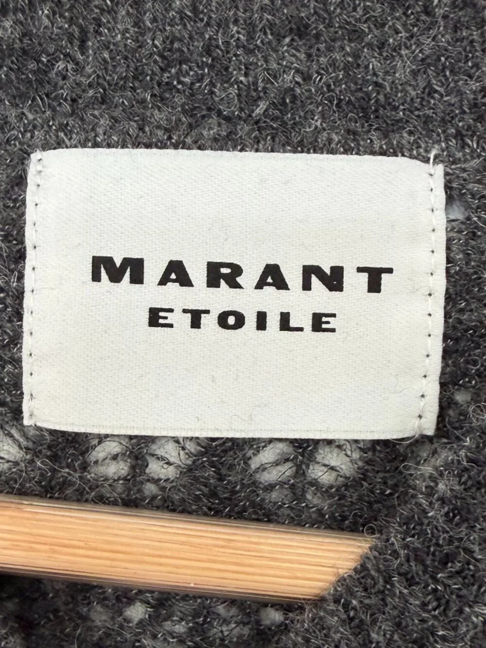 ISABEL MARANT ETOILE ACIA SWEATER IN DARK GREY SIZE  EU34 / US2
